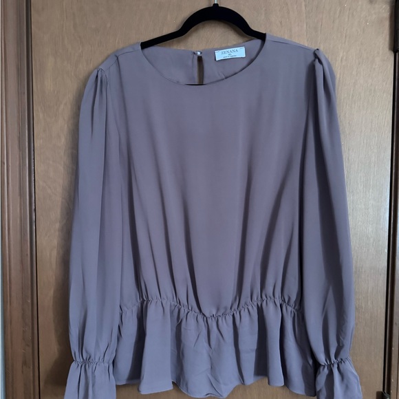 Zenana brand, Taupe Women's Top, size XL - Picture 1 of 2